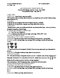 Giáo án Toán 6 - Tuần 27 - Năm học 2021-2022