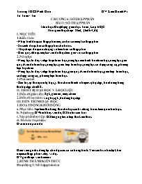 Giáo án Toán 6 - Tuần 28 - Năm học 2021-2022