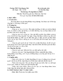 Giáo án Toán 6 - Tuần 34 - Năm học 2023-2024