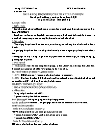 Giáo án Toán 6 - Tuần 8 - Năm học 2021-2022 -