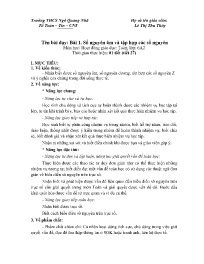 Giáo án Toán Lớp 6 - Tuần 10 - Năm học 2023-2