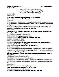 Giáo án Toán Lớp 6 - Tuần 34 - Năm học 2021-2