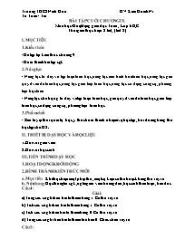 Giáo án Toán Lớp 6 - Tuần 35 - Kim Hoành Ni