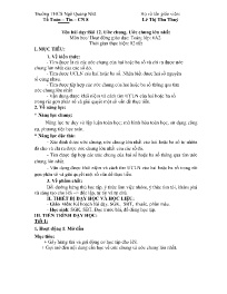 Giáo án Toán Lớp 6 - Tuần 5 - Năm học 2023-20
