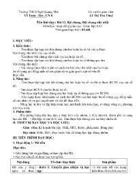 Giáo án Toán Lớp 6 - Tuần 6 - Năm học 2023-20