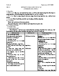 Giáo án Tự chọn Ngữ văn 6 - Tiết 2: Rèn kĩ nă
