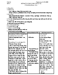Giáo án Tự chọn Ngữ văn 6 - Tiết 4: Rèn kỹ nă