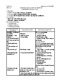 Giáo án Tự chọn Ngữ văn 6 - Tuần 22, Tiết 16: