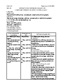 Giáo án Tự chọn Ngữ văn 6 - Tuần 24, Tiết 18: