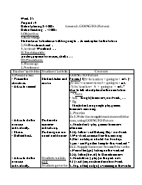 Giáo án Tự chọn Tiếng Anh 6 - Week 25, Period