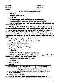 Giáo án Vật lí 6 - Tuần 27-30
