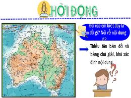 Bài giảng Địa lí 6 - Bài 4: Kí hiệu và bảng c