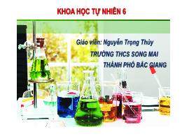 Bài giảng Khoa học tự nhiên 6 - Bài 1: Giới t