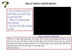 Bài giảng Lịch sử 6 - Bài 15: Các cuộc khởi n