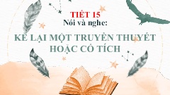 Bài giảng môn Ngữ văn 6 - Nói và nghe: Kể lại