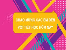 Bài giảng môn Tin học 6 - Bài 6: Sơ đồ tư duy