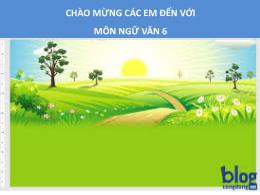 Bài giảng Ngữ văn 6 (Cánh diều) - Bài 7: Thơ 