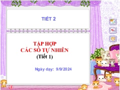 Bài giảng Toán 6 (Cánh diều) - Tiết 2: Tập hợ