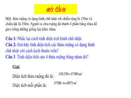 Bài giảng Toán Lớp 6 - Bài 4: Phép nhân, phép