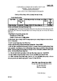 Đơn yêu cầu công nhận sáng kiến Sử dụng phươn