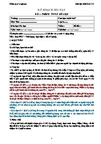 KHBD Tin học lớp 6 cả năm 2026-2027 - Tích hợ