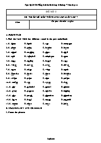 Trọn bộ 29 Đề Tiếng Anh ôn hè từ Lớp 6 lên Lớ