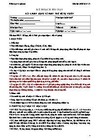 KHBD Toán lớp 6 năm học 2026-2027 - Tuần 2 (T